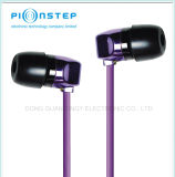 Innovative Metal Stereo Mobile Earphone with Purple Color