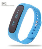 E02 Fashion Bluetooth Smart Bracelet Anti-Lost Sports/Sleep Monitor Call/SMS Remind Smartband Watch for Android Phone iPhone