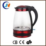 1.8L Blue LED Cordless Electric Glass Kettle with Color Changing