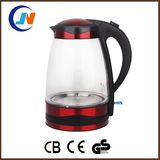 1.8L Blue LED Cordless Electric Glass Kettle with Color Changing