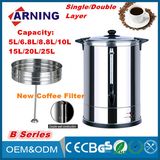 2015 Hot Sales Stainess Steel Coffee Makers Coffee Machine Tea Coffee Urn Discount