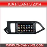 Car DVD Player for Pure Android 4.4, Car DVD Player for KIA Picanto 2014 with A9 CPU Capacitive Touch Screen GPS Bluetooth (AD-8057)