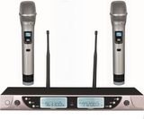 Professional UHF Dual Wireless Karaoke Microphone System