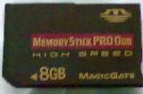 Memory Stick PRO Duo, Memory Card