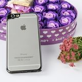 Yuqico Factory Black Phone Case Metal Aluminum Bumper Frame for iPhone 6plus