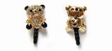 Crystal Lovely Bear Earphone Plug (PL523)