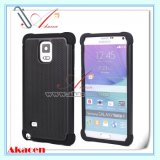 Hybrid Plastic + Silicone Case Phone Accessories for Samsung Galaxy Note 4 N910