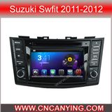 Car DVD Player for Pure Android 4.4 Car DVD Player with A9 CPU Capacitive Touch Screen GPS Bluetooth for Suzuki Swfit 2011-2012 (AD-7669)