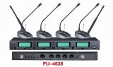 PU-4638 Four Mic Sync IR Pll UHF Conference Microphone