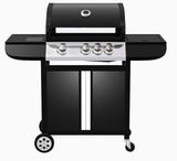 Large Cooking Capacity Range Gas BBQ Grill with Trolly Cart