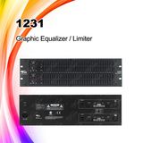 Sound System Equalizer Dbx1231 Dual-Channel Graphic Equalizer