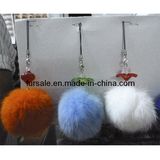 Rabbit Fur Key Holder (rabbit fur key holder-9)