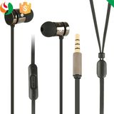 Mobile Phone Headset Metal Earphones with Mic