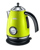 1.7L Cordless Stainless Steel Electric Kettle (pyramid shape with thermometer) [E1a]