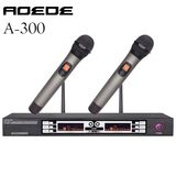 200CH UHF IR Digital Pilot Wireless Hand-Held Microphone Mic System