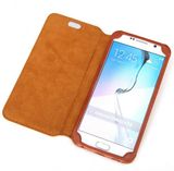 Newest Design Luxury Flip Leather Book Cover for Samsung Galaxy S7 Edge Mobile Phone Case