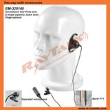 Two Way Radio 3 Wire D Shape Earpiece