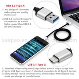 Braid USB a to USB Type C Cable -Aluminium Case - USB 2.0 Cable