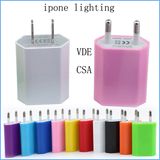 VDE CSA USB Charger for iPhone4 /iPhone5S