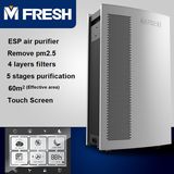 Home Air Purifier with HEPA and ESP (H6)