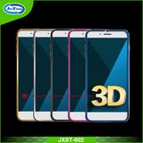 Colorful Frame Anti-Broken Electroplating Tempered Glass Screen Protector for iPhone 6