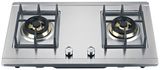 Gas Hob Two Burners Stainless Steel Panel (GH-S7601)