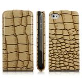 Crocodile Series Flip Mobile Phone Case for iPhone