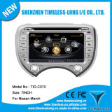 2DIN Auto Radio Car DVD Player for Nissan March with A8 Chipest, GPS, Bluetooth, SD, USB, iPod, MP3, 3G, WiFi Function