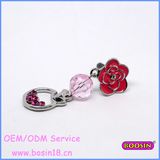 Red Flower Pink Crystal Apple Phone Accessories Dust Plug