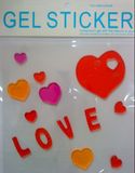 Heart Shape TPR Sticker