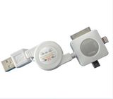 Retractable Cable for iPhone5S/Micro/iPhone4s