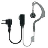 Ear Hook Microphone for Two Way Radio Tc-619 with Coiled Cable