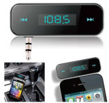 Car FM Transmitter Car Kit 3.5mm Audio Player with LCD Display for Smartphone