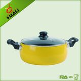 Aluminium Non-Stick Two Handle Saucepot