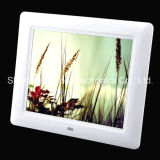 Advertising LCD Digital Photo Frame White in Retail Stores