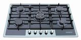 Built in Type Gas Hob with Five Burners and Tempered Glass Panel (GH-G935C)