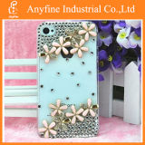 New Arrival Transparent Diamond Decoration Mobile Phone Case for iPhone