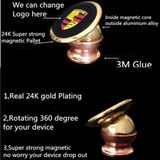 24k Gold Rotating Holder for Phone with Car Logo