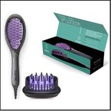 Dafni Hair Straightener Brush LCD Display