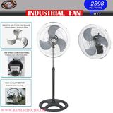 OEM 18inch Industrial Fan with Wall and Stand Fan Function