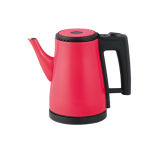 CE 0.8L Electric Color Sprayed Kettle Push Open Lid and Gooseneck