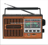 FM/AM/SW1-9 11 Band Radio MP3 Player (BW-102U)