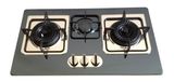 Stainless Steel Gas Stove with Three Burner