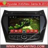 Car DVD Player for Pure Android 4.4 Car DVD Player with A9 CPU Capacitive Touch Screen GPS Bluetooth for Hyundai IX45 (AD-8022)