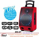 Good Bass Professional Box Speaker, Trolley Speaker with USB/SD