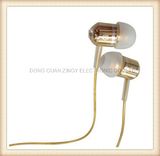 High End Metal Earphone with Bronze Color