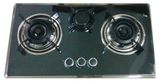 Ss Black Panel Three Burners Gas Stove