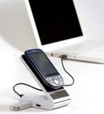 Mobile Phone Holder With USB Hub and Card Reader