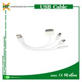 4 in 1 USB Cable, All in One USB Data Cable for iPhone for Samsung for Nokia