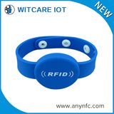 Waterproof Silicon RFID Bracelet with 13.56MHz